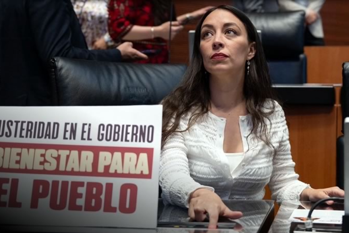 Despliegan en BC campaña promocional de la senadora morenista Julieta Ramírez