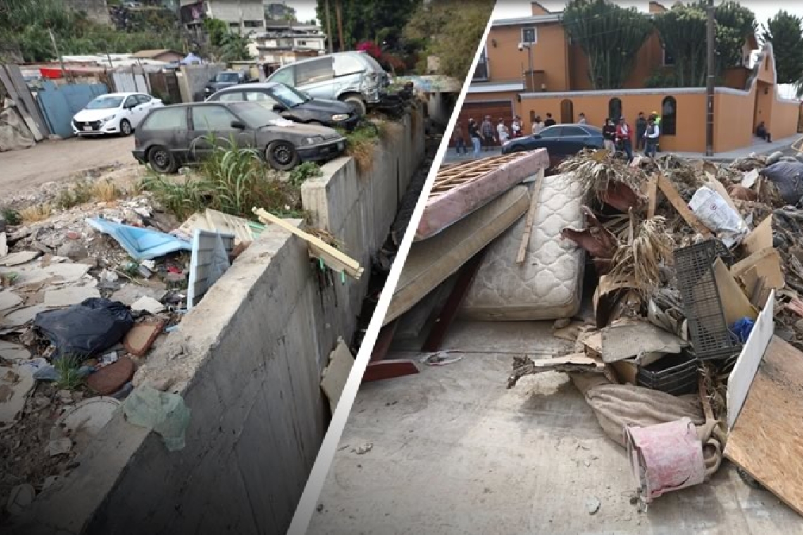 Recolecta Gobierno Municipal más de 65 toneladas de basura pesada en Otay Centenario, La Mesa y Sánchez Taboada