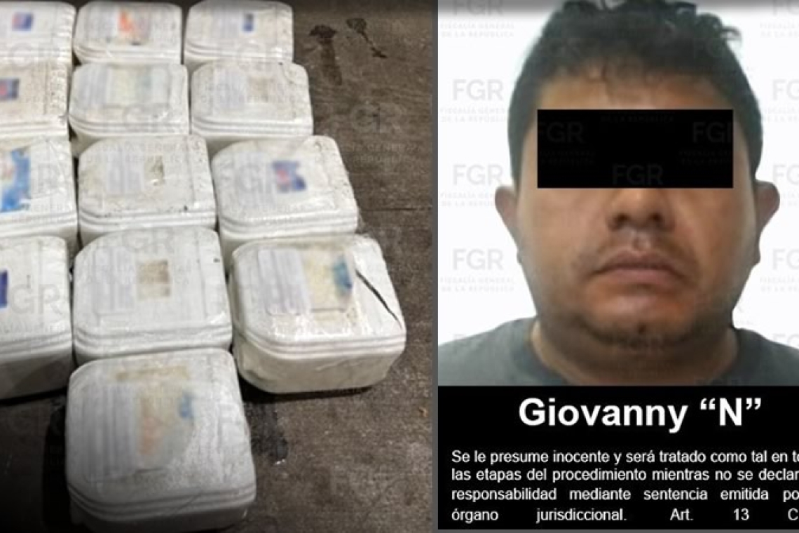 FGR LLEVA A PROCESO A UNA PERSONA DETENIDA JUNTO CON 117 KILOGRAMOS DE CLORHIDRATO DE COCAÍNA 