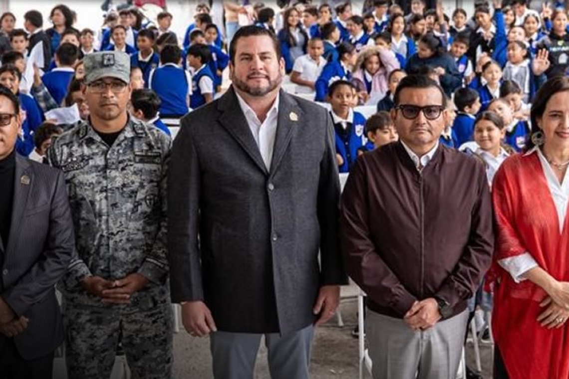 Preside Ismael Burgueño acto cívico conmemorativo a la Batalla de Puebla
