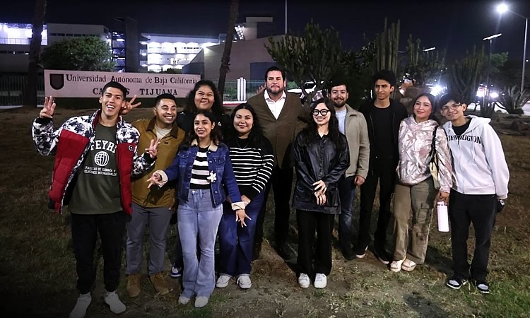 Inaugura Ismael Burgueño Sendero Seguro en las inmediaciones de UABC