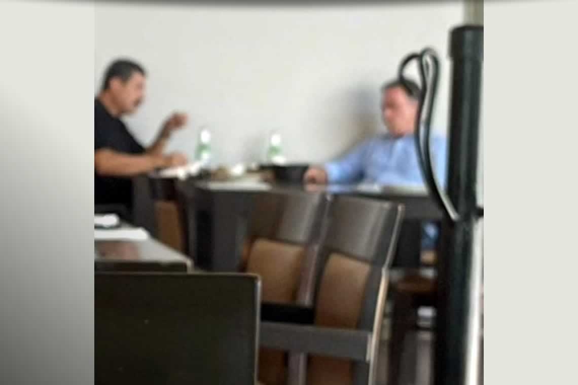 Enrique Inzunza se reúne con Javier Corral en Country Club de Culiacán