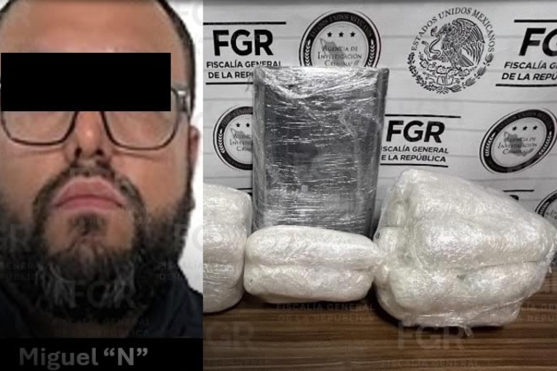 FGR OBTUVO VINCULACIÓN A PROCESO CONTRA UNA PERSONA DETENIDA EN LA GARITA EL CHAPARRAL CON MÁS DE 42 KILOS DE METANFETAMINA