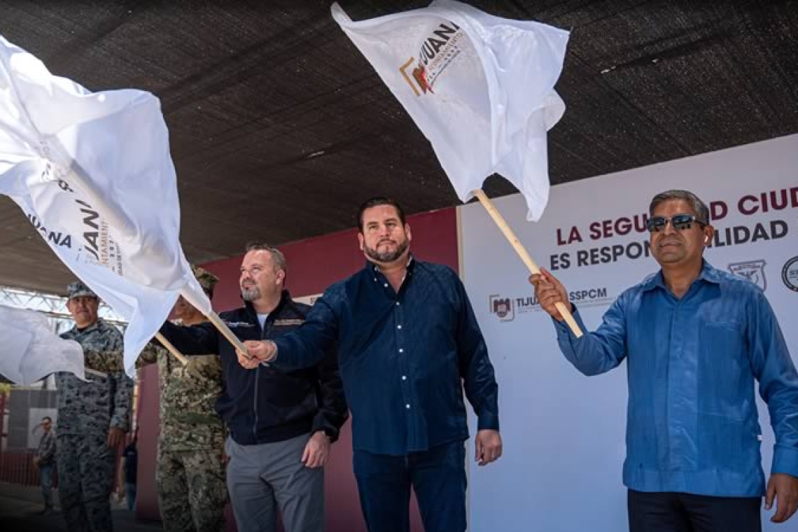 Pone en marcha Ismael Burgueño operativo de la Subestrategia de los Comites de Seguridad Ciudadana en el Distrito Otay Centenario