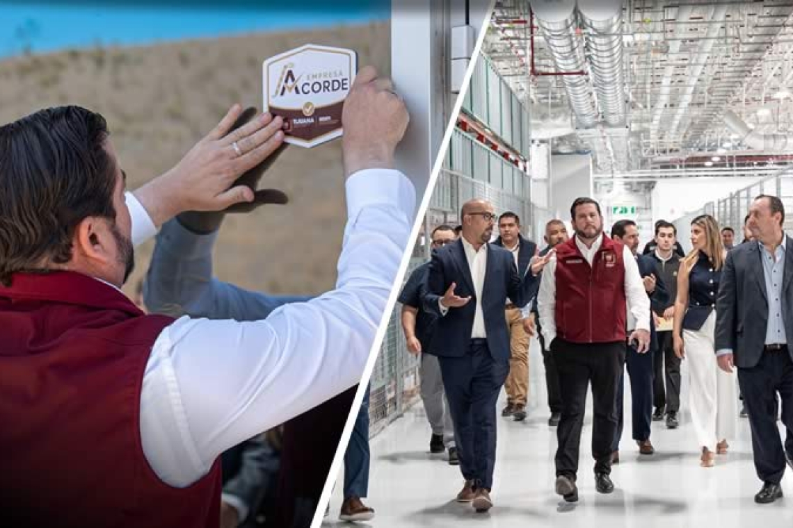 Coloca Ismael Burgueño Ruiz distintivo ACORDE a empresa EssilorLuxottica México