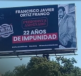 A 22 años del crimen de Ortiz Franco, periodistas exhiben la impunidad con espectacular