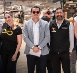 Encabeza Abdiel Gutiérrez Coronado arranque de obra en bulevar Paseo Banderas, en Santa Fe