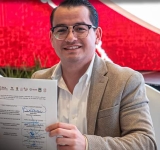Firma Abdiel Gutiérrez Coronado Acuerdo de Implementación de la Autorización Estatal y Municipal de Proyectos de Inversión en Baja California