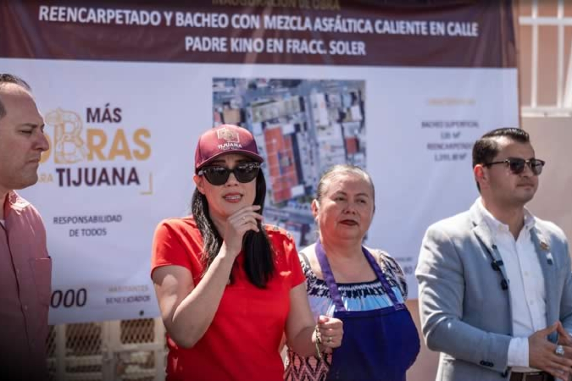 Supervisa Abdiel Gutiérrez Coronado obra de reencarpetado en el fraccionamiento El Soler