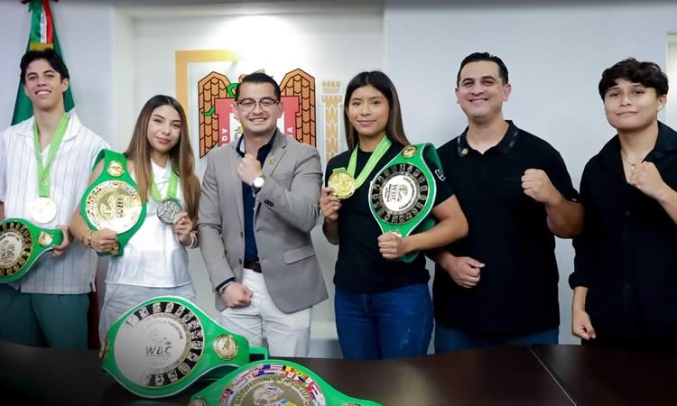 Recibe alcalde Abdiel Gutiérrez a deportistas beneficiados con el programa ‘Fomentando el Talento Deportivo’