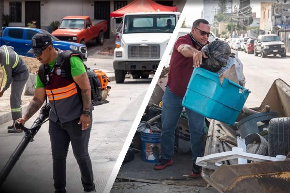 Interviene Gobierno Municipal colonias de las delegaciones Otay Centenario, La Mesa y Sánchez Taboada con acciones de mejoramiento urbano