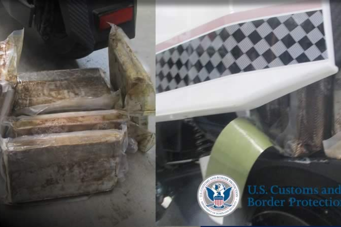 Agentes de CBP incautan fentanilo oculto en un motocicleta eléctrica en el puerto de entrada de San Ysidro