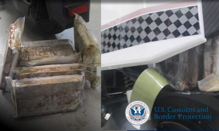 Agentes de CBP incautan fentanilo oculto en un motocicleta eléctrica en el puerto de entrada de San Ysidro