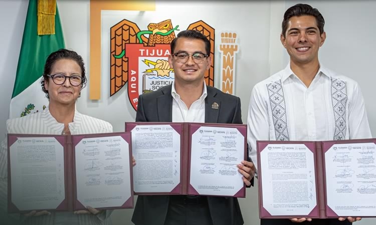 Suscribe presidente municipal de Tijuana convenio con Tecate y Playas de Rosarito para la elaboración del Plan Estratégico Metropolitano 2026-2040