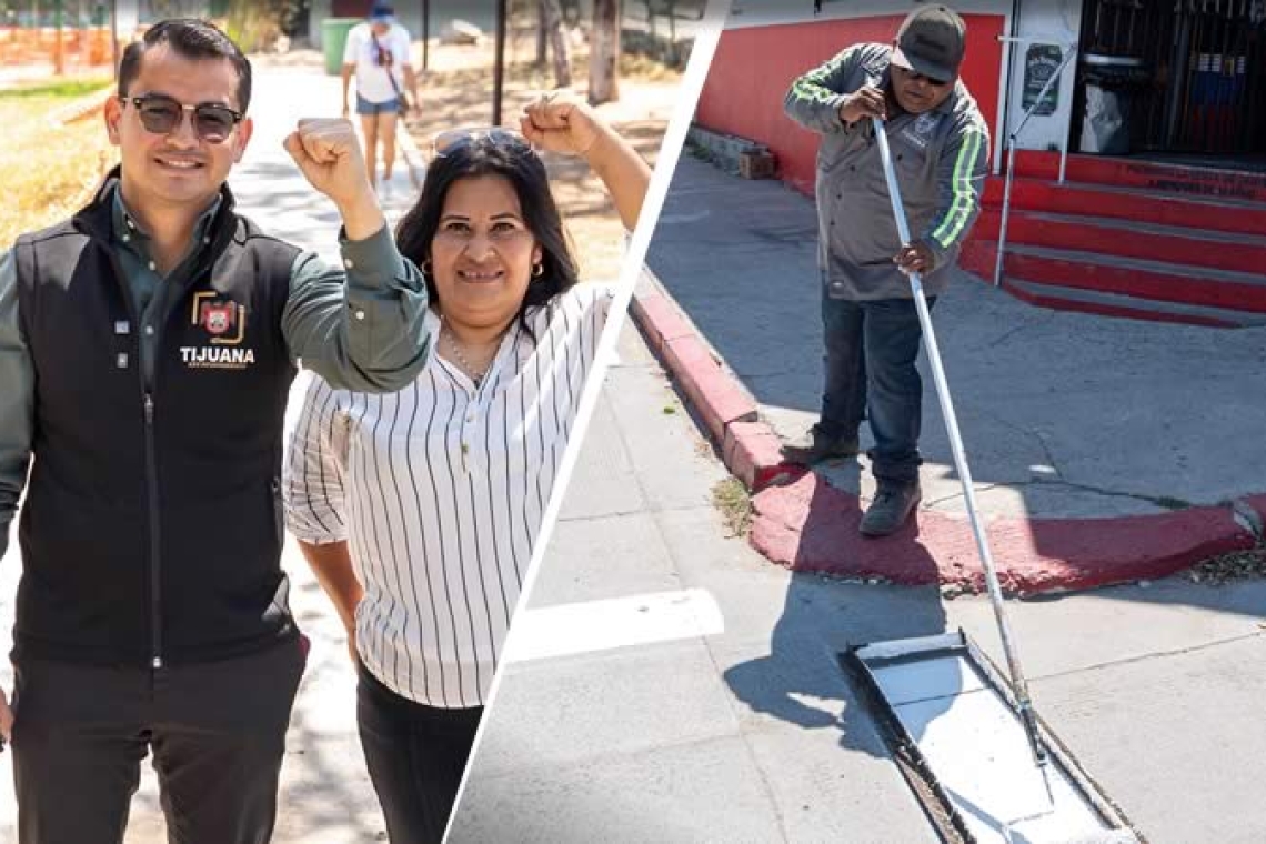Encabeza presidente municipal jornada ‘Tijuana: Ciudad Limpia’, en el parque Buenos Aires Norte