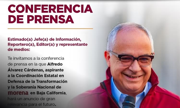 CONFERENCIA DE PRENSA — ALFREDO ÁLVAREZ