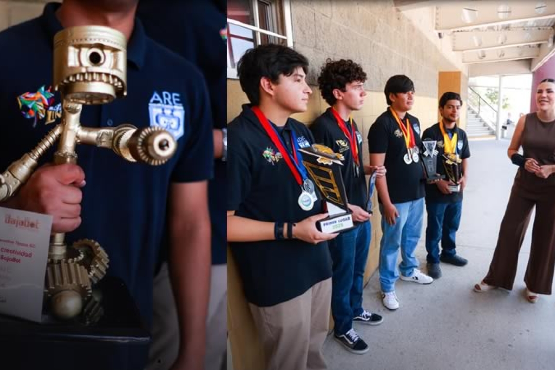 POSICIONA CECYTE ALTIPLANO A BAJA CALIFORNIA COMO REFERENTE NACIONAL EN ROBÓTICA Y CALIDAD EDUCATIVA
