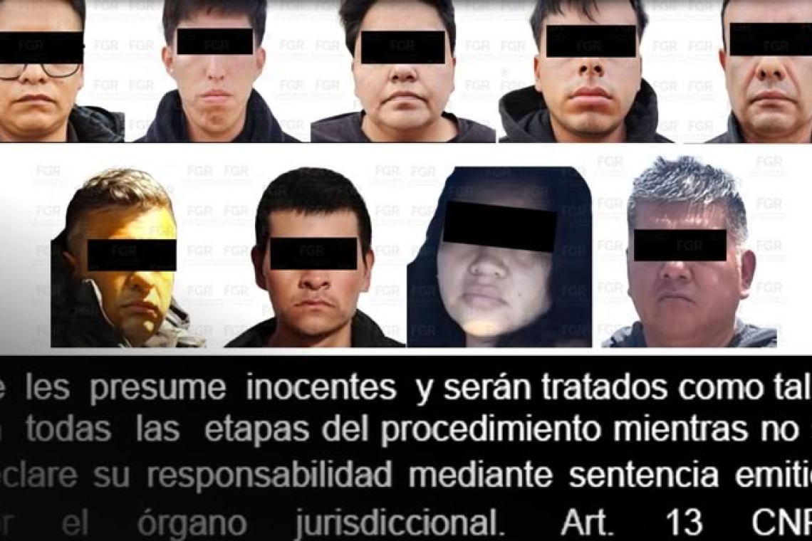 LLEVA FGR A PROCESO A NUEVE PERSONAS DETENIDAS EN LA ESPERANZA, PUEBLA