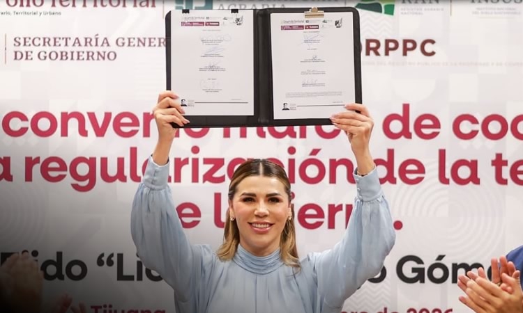 AVANZA GOBIERNO DE MÉXICO Y BAJA CALIFORNIA EN JUSTICIA SOCIAL DEL EJIDO ROJO GÓMEZ CON CONVENIO DE REGULARIZACIÓN DE TIERRAS