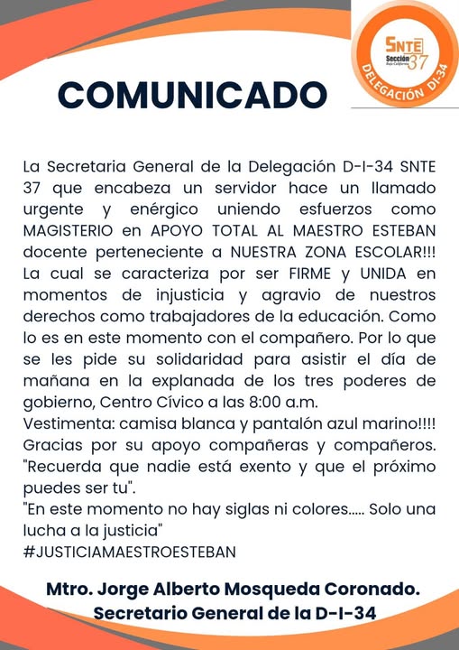 comunicado