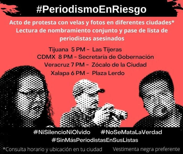 marcha periodistas asesinato lourdes maldonado